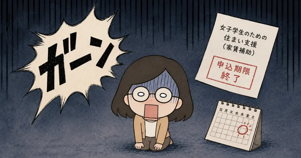 東京大学の『女子学生のための住まい支援（家賃補助）』に申し込むのを忘れていた！〜うっかり母の懺悔録〜